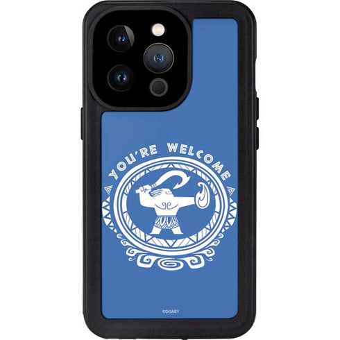 Disney Princess Moana Youre Welcome iPhone 15 Pro Waterproof Case